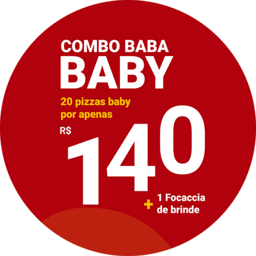 Kit Baba Baby: 20 pizzas